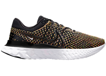 Nike React Infinity Run Flyknit 3 Black Blue Glow Pink Prime for sale