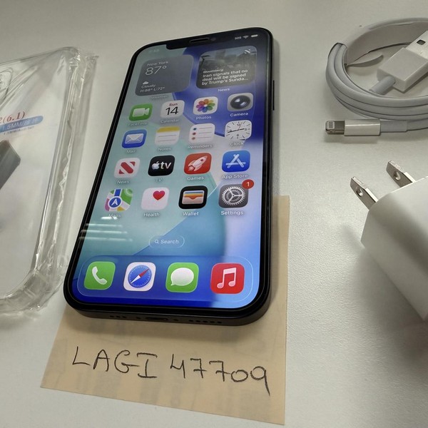 Apple iPhone 12 - Unlocked, 64 GB, Black, A2172