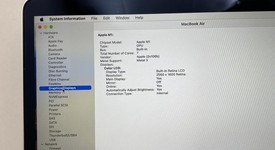 Good
													MacBook Air 2020 - 13" - Apple M1, Silver, 256 GB, 16 GB, photo 4 of 14