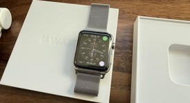 Good
													Apple Watch Series 3 42mm - Unlocked, Silver, A1861, Stainless, photo 2 of 9