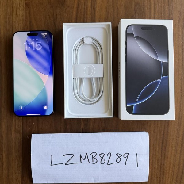 Apple iPhone 16 Pro Max - Unlocked, 256 GB, Black, A3084