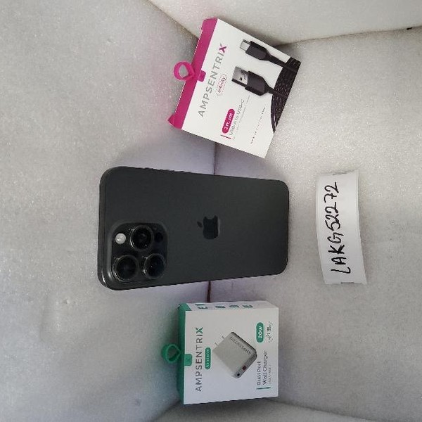 Apple iPhone 15 Pro Max - Unlocked, 256 GB, Black, A2849