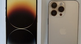 Good
													Apple iPhone 14 Pro Max - Unlocked, Gold, 128 GB, A2651, photo 4 of 12