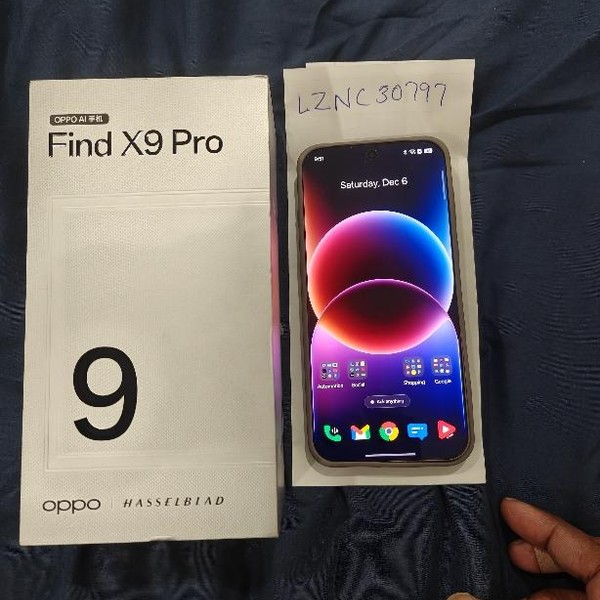 Oppo Find X9 Pro - Unlocked Non-US, 512 GB, Titanium Charcoal, 16 GB