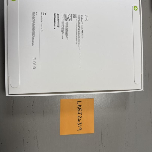 Apple iPad Air 11 inch (M4) 2026 - Wi-Fi, 1 TB, Space Gray, A3459