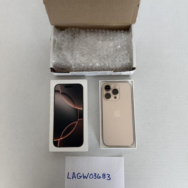 Apple iPhone 16 Pro - Unlocked, 128 GB, Desert, A3083