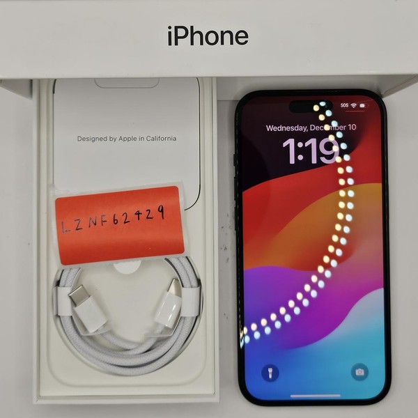 Apple iPhone 15 - Unlocked, 128 GB, Black, A2846