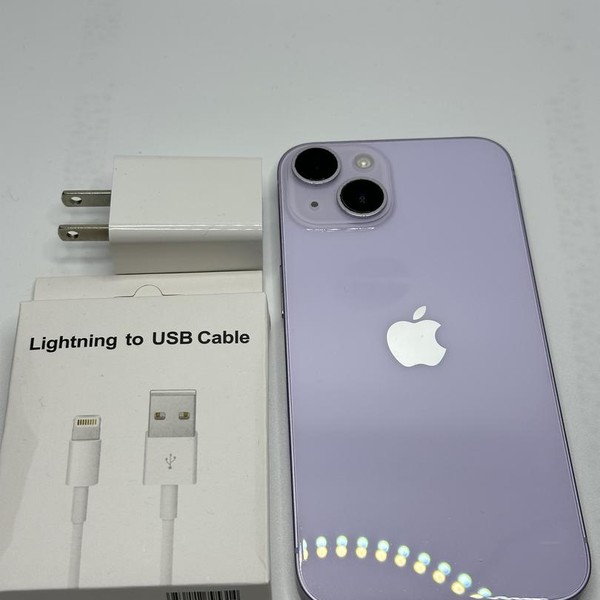 Apple iPhone 14 - Unlocked, 256 GB, Purple, A2649
