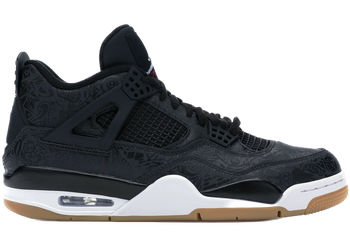 Jordan 4 Retro Laser Black Gum for sale