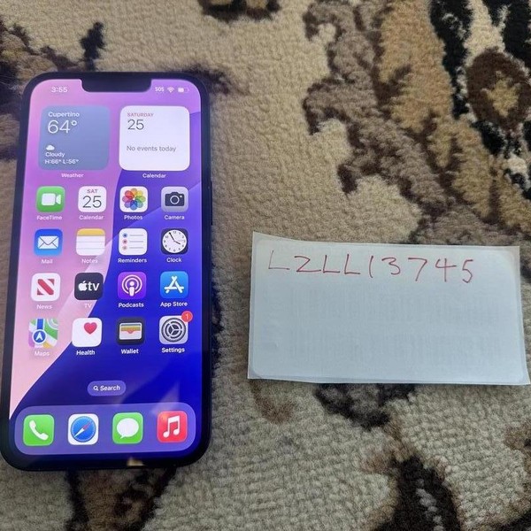 Apple iPhone 13 - T-Mobile, 128 GB, Midnight, A2482