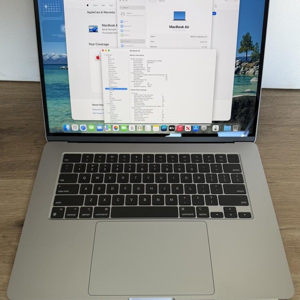 MacBook Air 2023 (M2) - 15 inch - 1 TB, Gray, 24 GB, Apple M2
