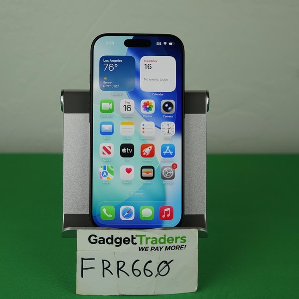 Apple iPhone 16 Pro - Unlocked, 256 GB, Black, A3083