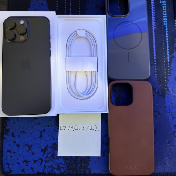 Apple iPhone 16 Pro Max - Unlocked, 256 GB, Black, A3084