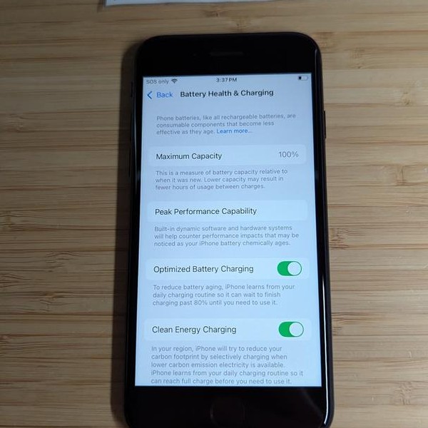 Apple iPhone SE 3rd Gen 2022 - Verizon, 256 GB, Midnight, A2595