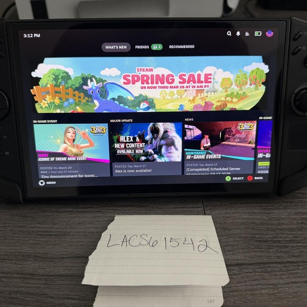 Lenovo Legion Go (Gen 2) - 1 TB, Black, 32 GB, AMD Ryzen Z2  Extreme