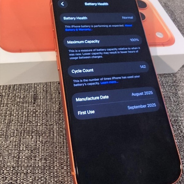 Apple iPhone 17 Pro - Unlocked, 256 GB, Cosmic Orange, A3256