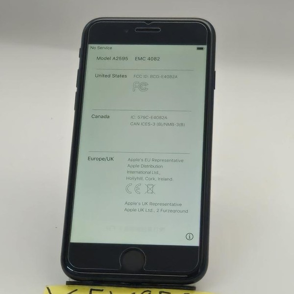 Apple iPhone SE 3rd Gen 2022 - Unlocked, 64 GB, Midnight, A2595