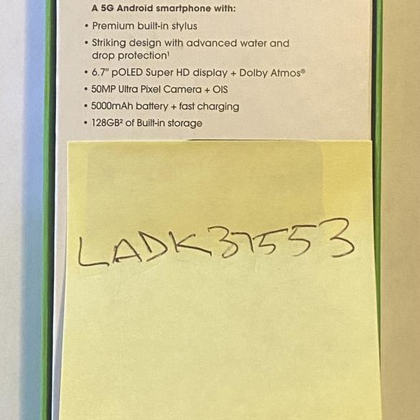 Moto G Stylus 5G (2025) - Cricket, 128 GB, Gibraltar Sea, 8 GB