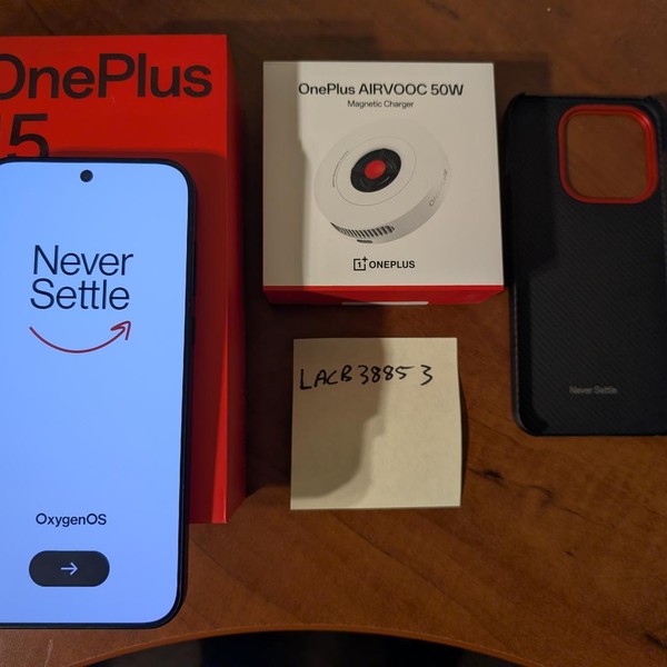 OnePlus 15 - Unlocked, 512 GB, Infinite Black, 16 GB