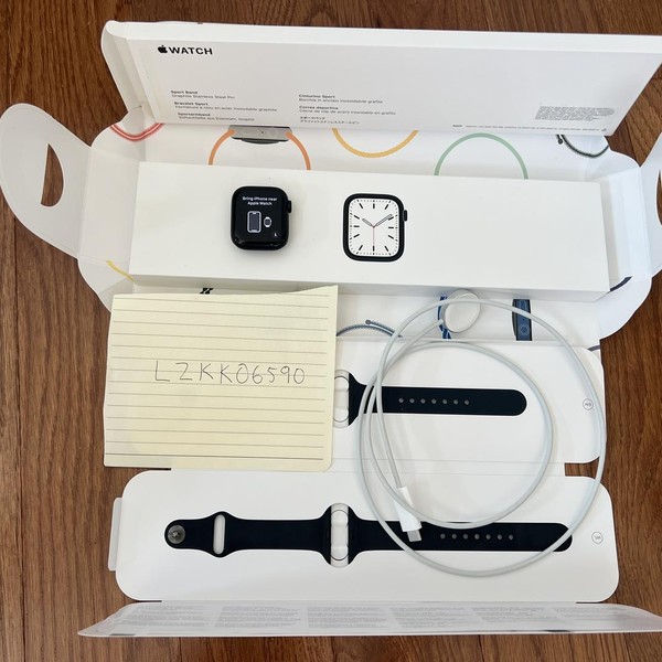Apple Watch Series 7 41mm - Blue, A2473 - GPS, Aluminum