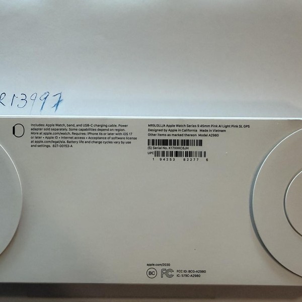 Apple Watch Series 9 45mm - Pink, A2980 - GPS, Aluminum