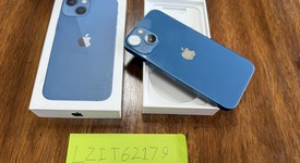 Good
													Apple iPhone 13 Mini - Unlocked, Blue, 128 GB, A2481, photo 1 of 9