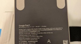 New
													Google Pixel 9 - Unlocked, Obsidian, 128 GB, 12 GB, G2YBB, photo 1 of 2