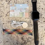 Good Apple Watch Series 8 45mm - Unlocked, Midnight, A2774 - Cellular, Aluminum