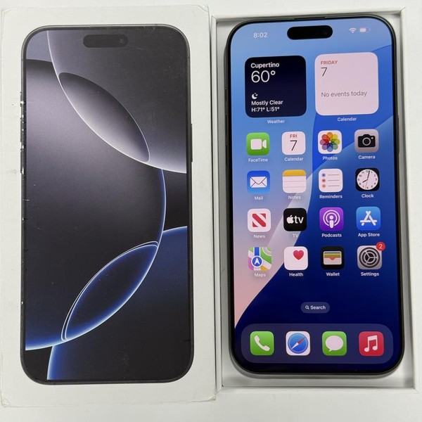 Apple iPhone 16 Pro Max - AT&T, Black, 512 GB, A3084