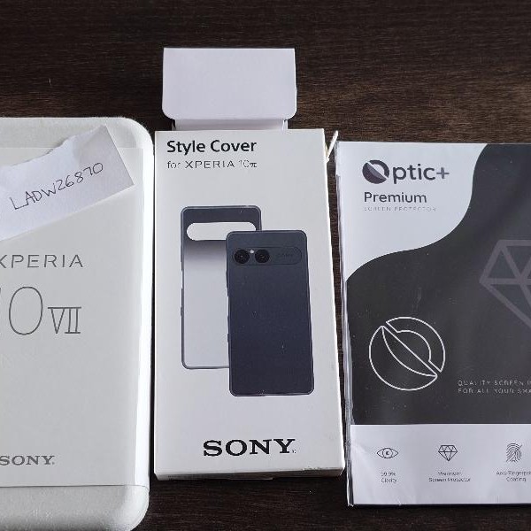 Sony Xperia 10 VII - Unlocked Non-US, 128 GB, Black, 8 GB