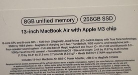 Good
													MacBook Air 2024 (M3) - 13" - Apple M3, Midnight, 256 GB, 8 GB, 8-core GPU, photo 2 of 15