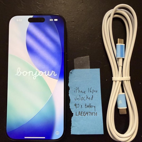 Apple iPhone 16 Pro - Unlocked, 128 GB, Black, A3083