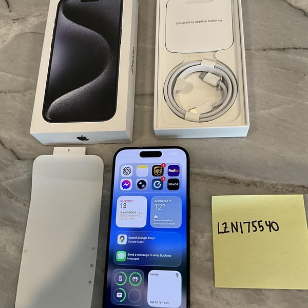 Apple iPhone 15 Pro - Unlocked, 256 GB, Blue, A2848