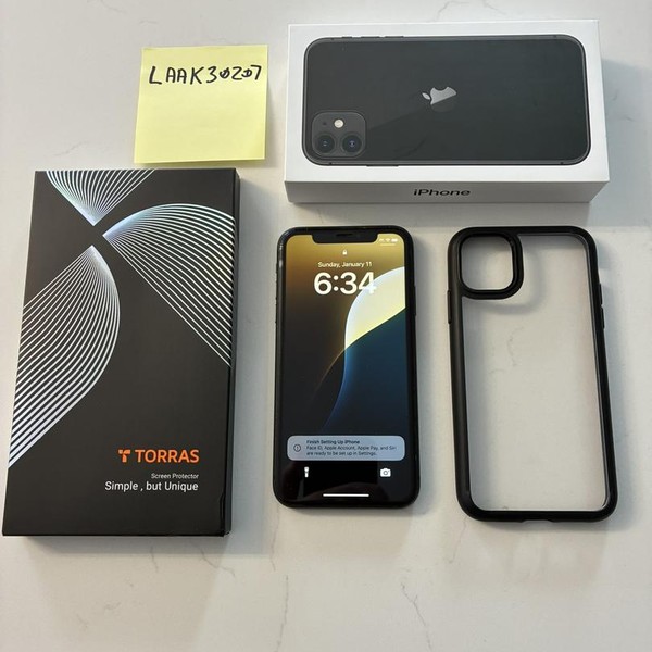 Apple iPhone 11 - Unlocked, 128 GB, Black, A2111