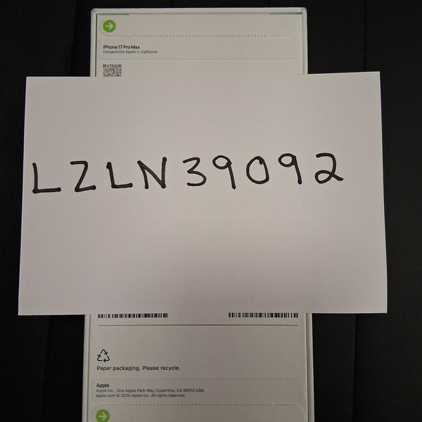 Apple iPhone 17 Pro Max - Unlocked, 512 GB, Deep Blue, A3257