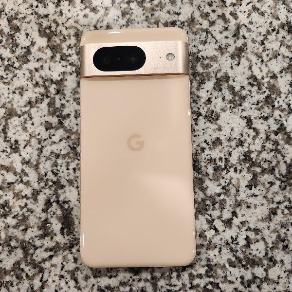 Google Pixel 8 - Unlocked, 128 GB, Rose, 8 GB, G9BQD, Sub-6 5G