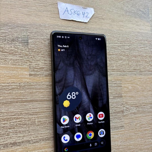 Google Pixel 7 - Unlocked, 128 GB, Obsidian, 8 GB, GVU6C, Sub-6 5G