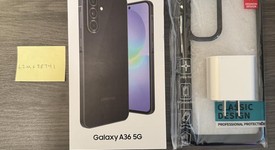 New
													Samsung Galaxy A36 5G - Unlocked Non-US, Black, 256 GB, SM-A366E/DS, photo 1 of 2