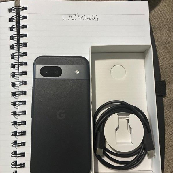 Google Pixel 8a - Verizon, 128 GB, Obsidian, 8 GB, G8HHN, mmWave 5G