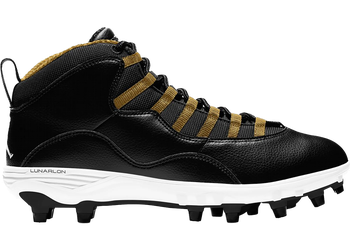 Jordan 10 TD Mid Black Metallic Gold for sale