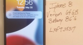 Good
													Apple iPhone 8 - Verizon, Gray, 64 GB, A1863, photo 1 of 4