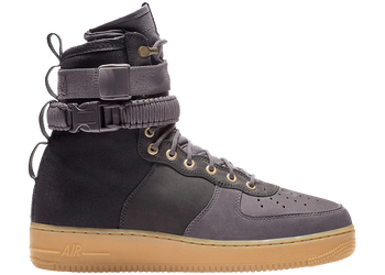 Nike SF Air Force 1 High Black Light Brown for sale