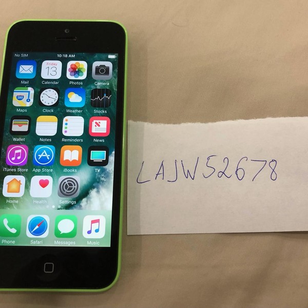 Apple iPhone 5C - Unlocked, 16 GB, Green, A1532, GSM