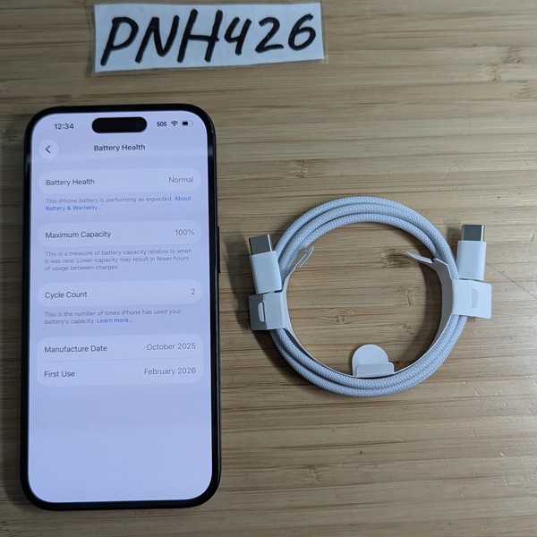 Apple iPhone 16 - AT&T, 128 GB, Black, A3081