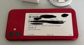Good
													Apple iPhone 11 - Unlocked, Red, 64 GB, A2111, photo 4 of 19