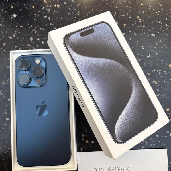 Apple iPhone 15 Pro - Unlocked, 256 GB, Blue, A2848