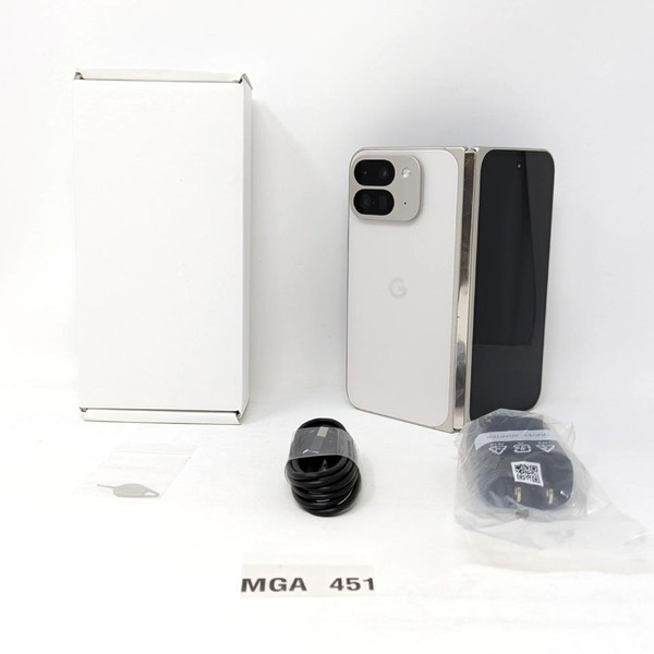 Google Pixel 9 Pro Fold - Unlocked, 256 GB, Porcelain, GGH2X