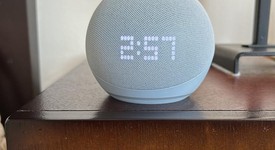 Mint
													Amazon Echo Dot 5th Gen With Clock - Cloud Blue, photo 4 of 4