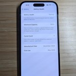 Mint Apple iPhone 15 - Unlocked, 128 GB, Black, A2846