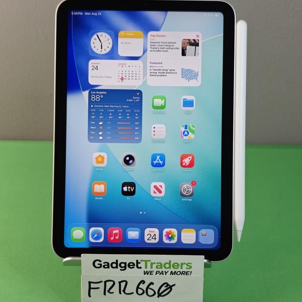 Apple iPad Mini (6th Gen) - Wi-Fi, 256 GB, Starlight, A2567